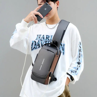 Sac Poitrine Anti-vol Mode Homme