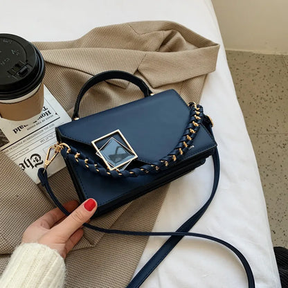 Petit Sac Carré à Serrure