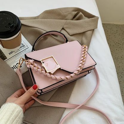 Petit Sac Carré à Serrure