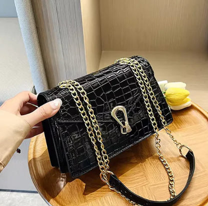 Sac en Cuir avec Chaîne de Luxe