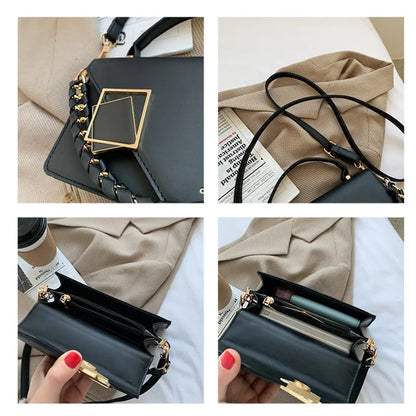 Petit Sac Carré à Serrure
