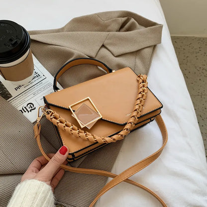 Petit Sac Carré à Serrure