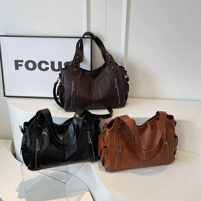 Grand Sac Cabas en Cuir pour Femmes