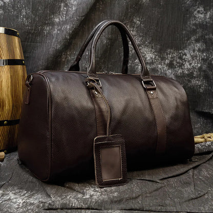 Sac de Voyage d'Affaires en Cuir