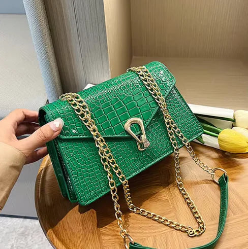Sac en Cuir avec Chaîne de Luxe