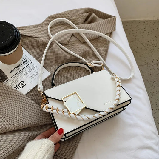 Petit Sac Carré à Serrure